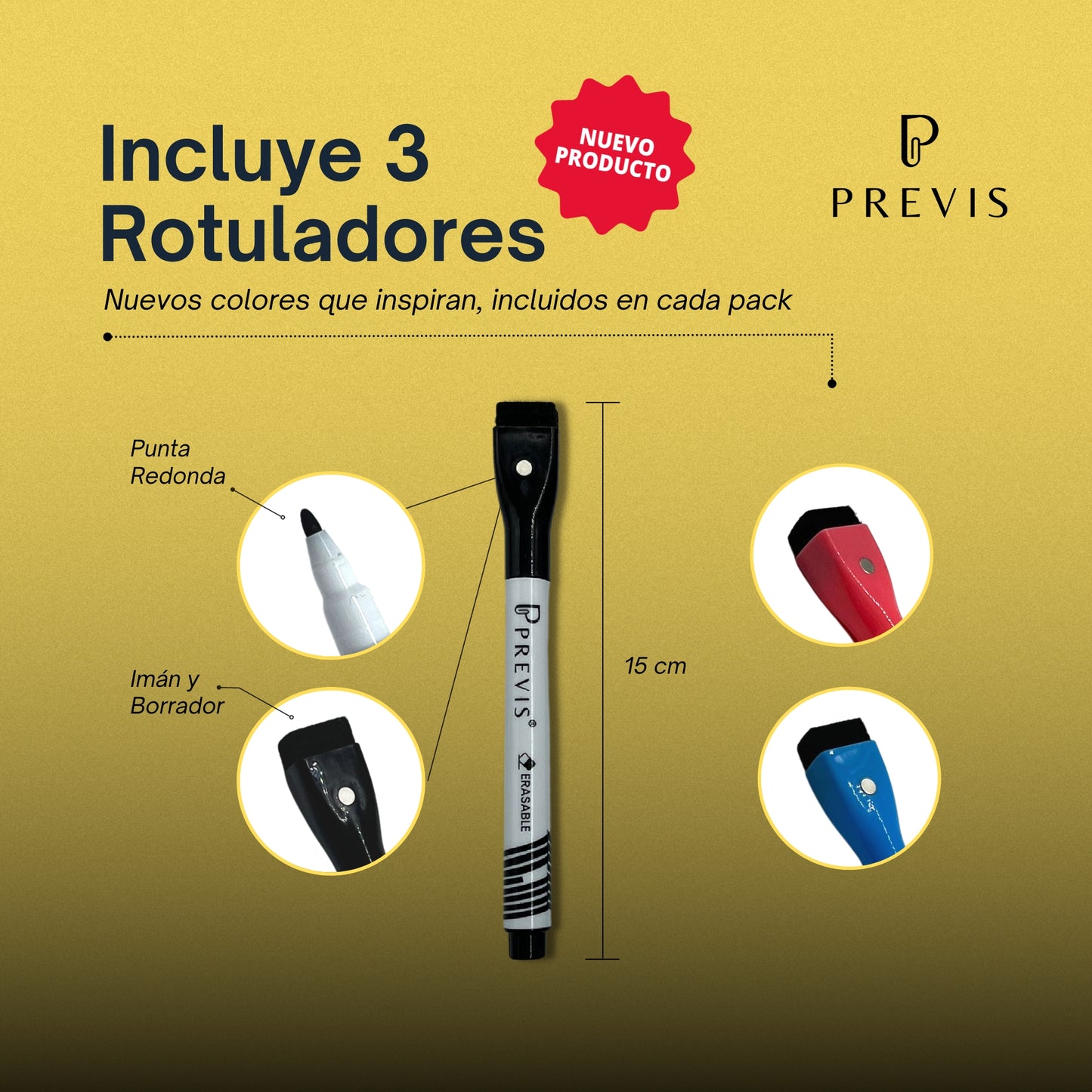 Pizarra Magnética Nevera Transparente Semanal A4 (21X29,7 cm) con 4 Rotuladores - Pizarra Acrílica Nevera Organizador Semana - Planifica y decora tu Frigorifico con Estilo - Impresión Blanca