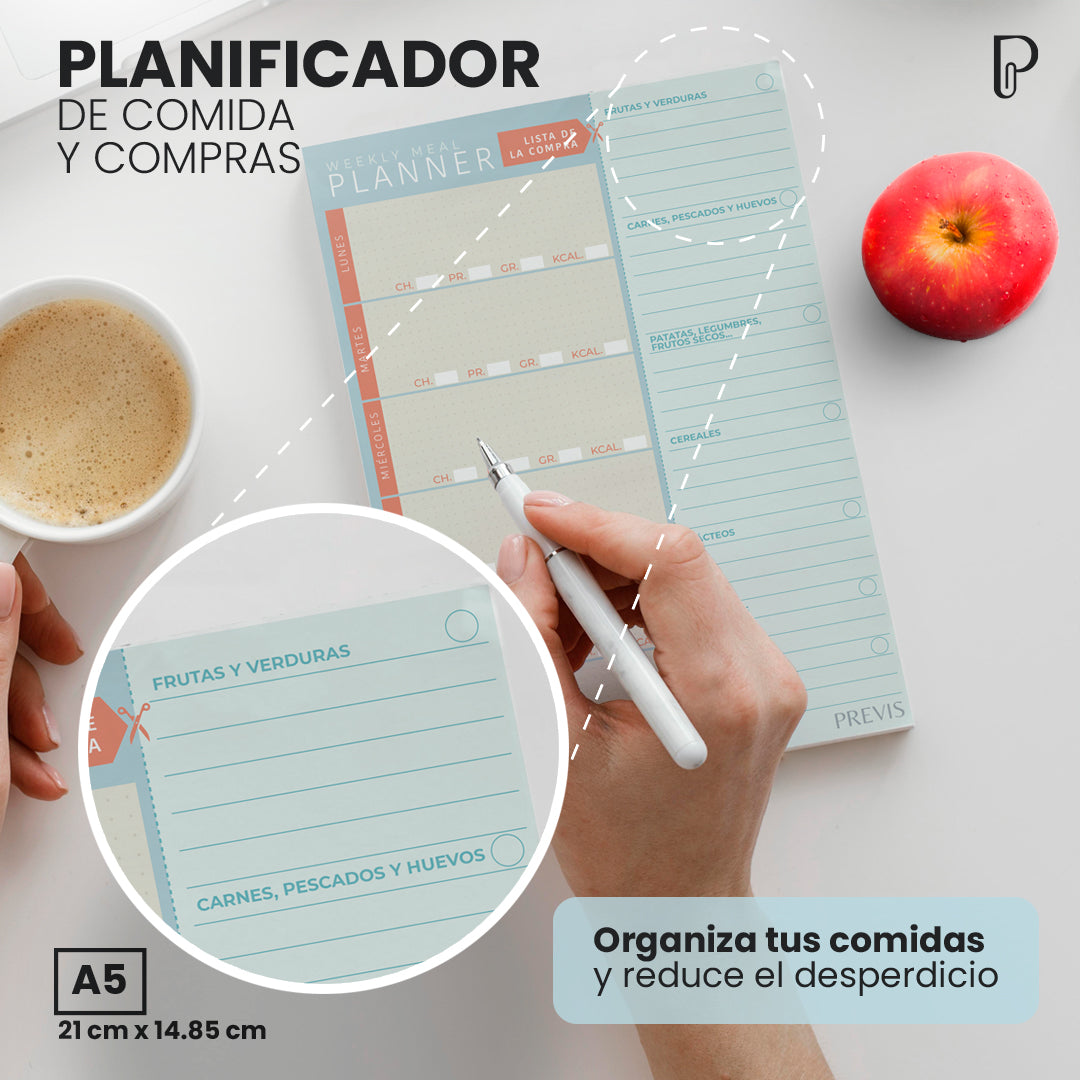 Planificador de comidas A5