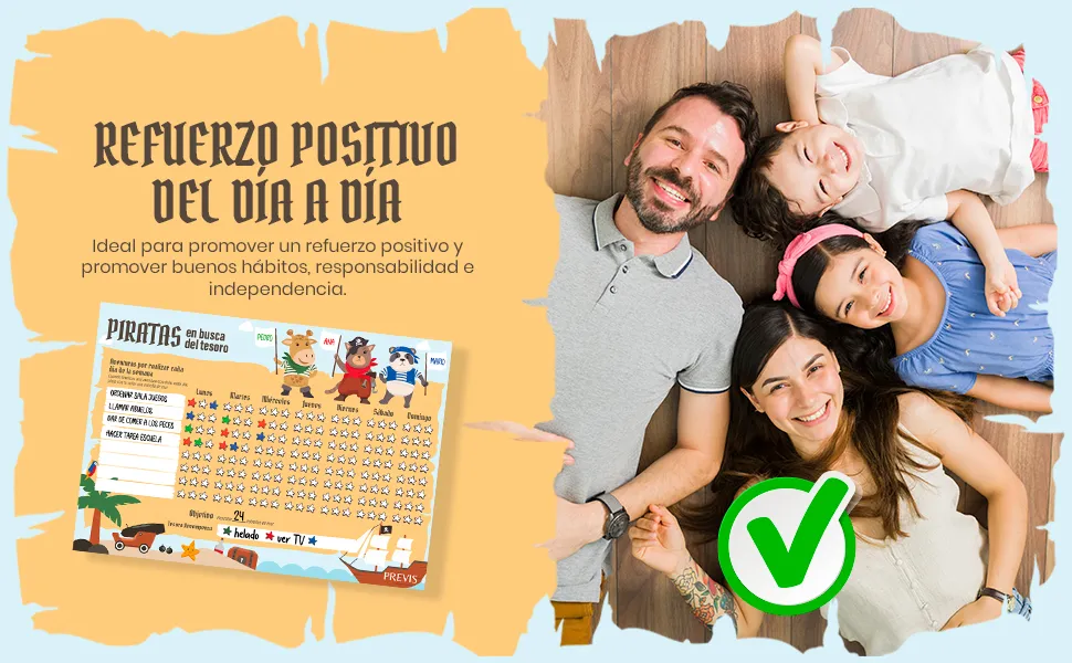 Tabla de recompensas magnética para niños: detalle de uso 5