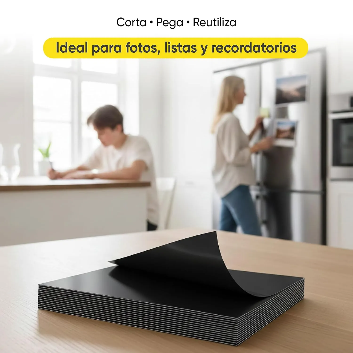 Láminas magnéticas autoadhesivas A4 y A5 A5 · Pack 5 — miniatura 5