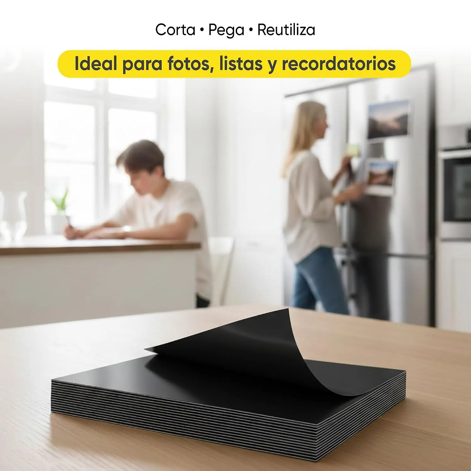 Láminas magnéticas autoadhesivas A4 y A5 A4 · Pack 5 — miniatura 5
