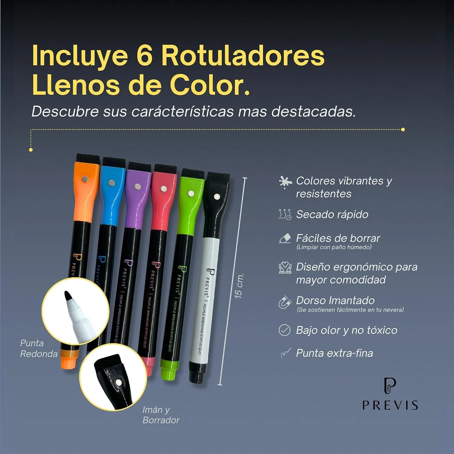 Fundas borrables A4 con rotuladores — 20 fundas, imagen 5