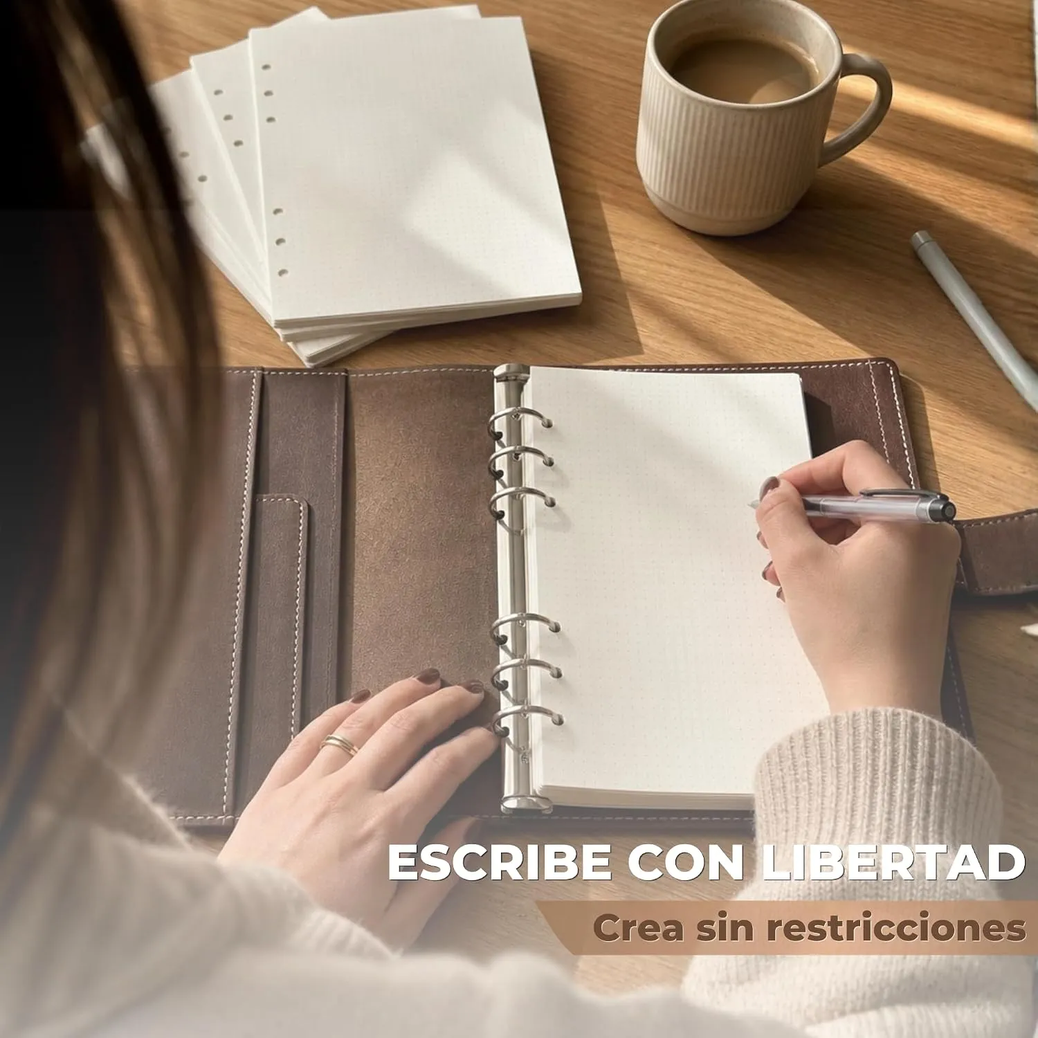 Recambios para agenda A5 de 6 anillas — Punteadas, imagen 5