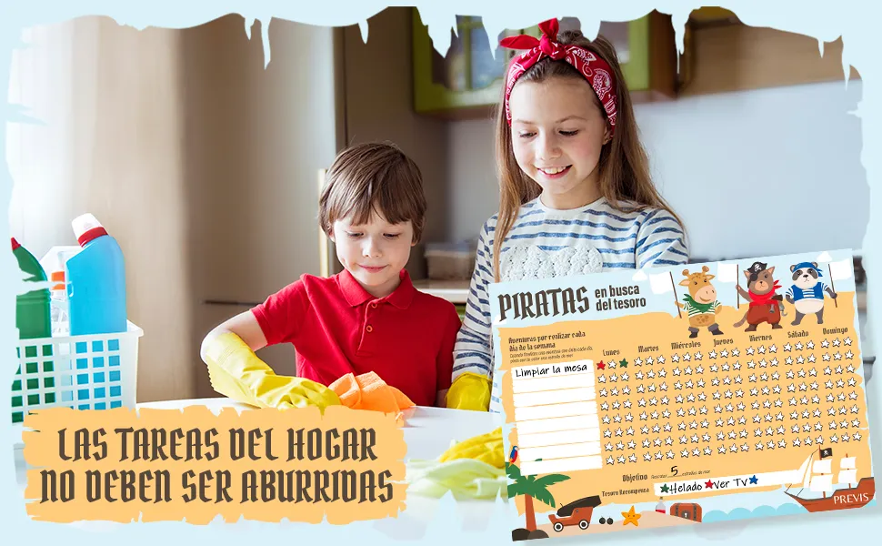 Tabla de recompensas magnética para niños: detalle de uso 2