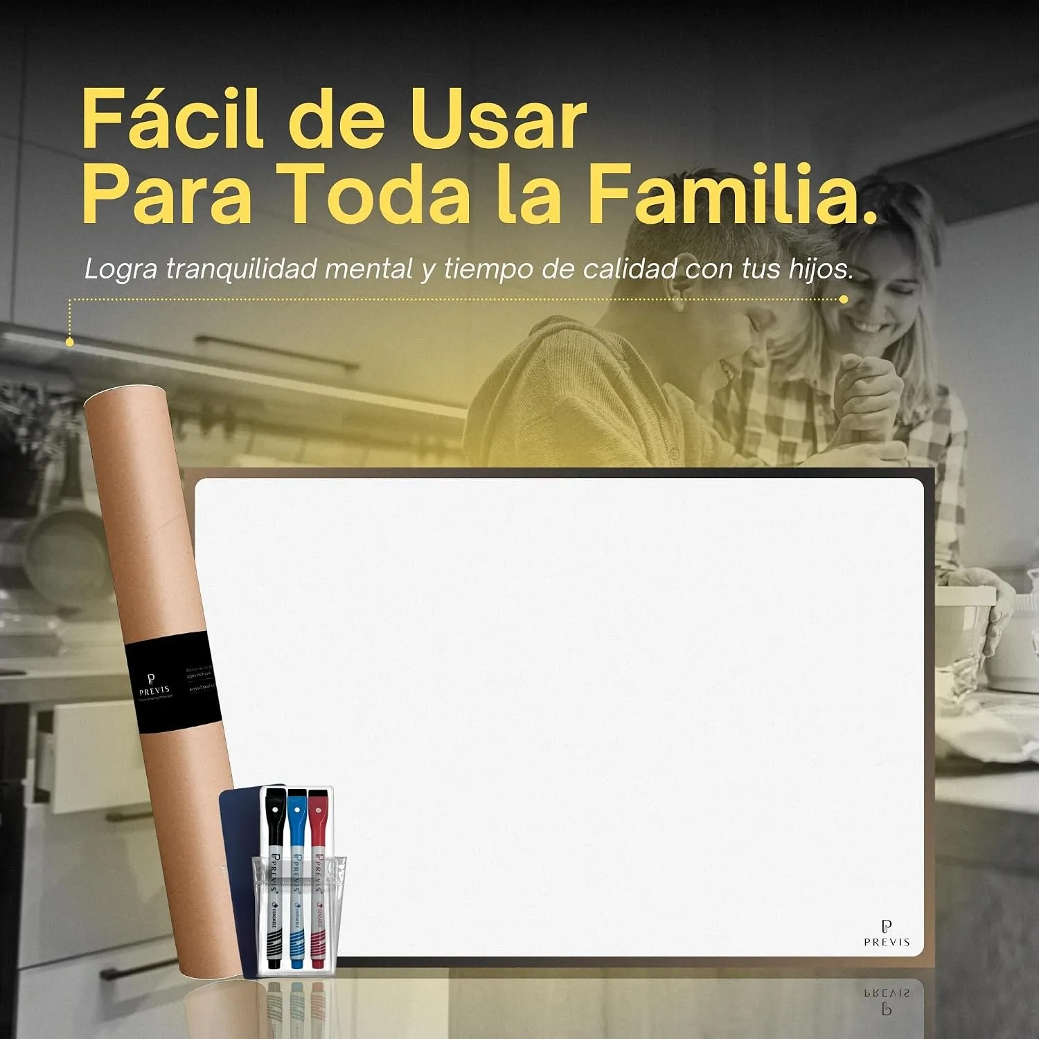 Pizarra blanca adhesiva magnética para pared A2 · 60×40 cm — miniatura 8
