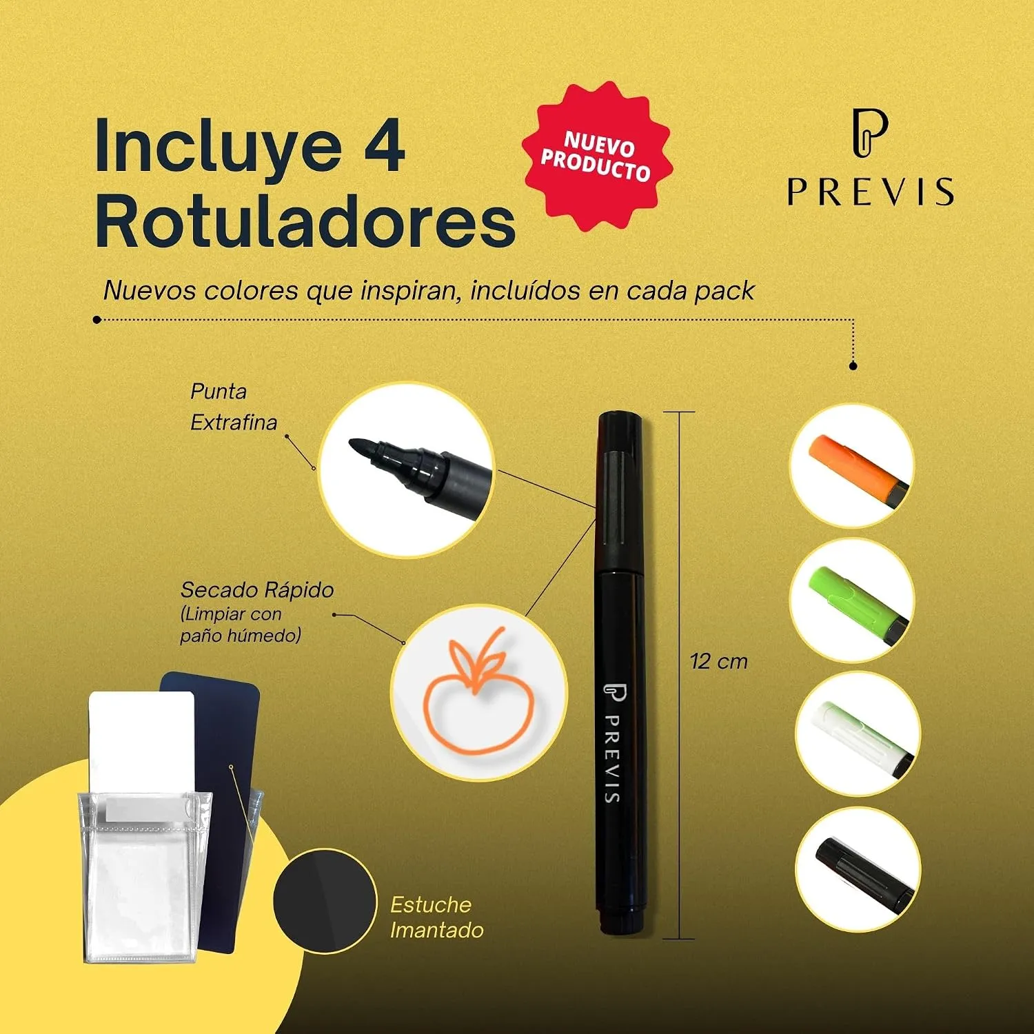 Pizarra acrílica semanal transparente para nevera A3 · 30×40 cm — miniatura 5