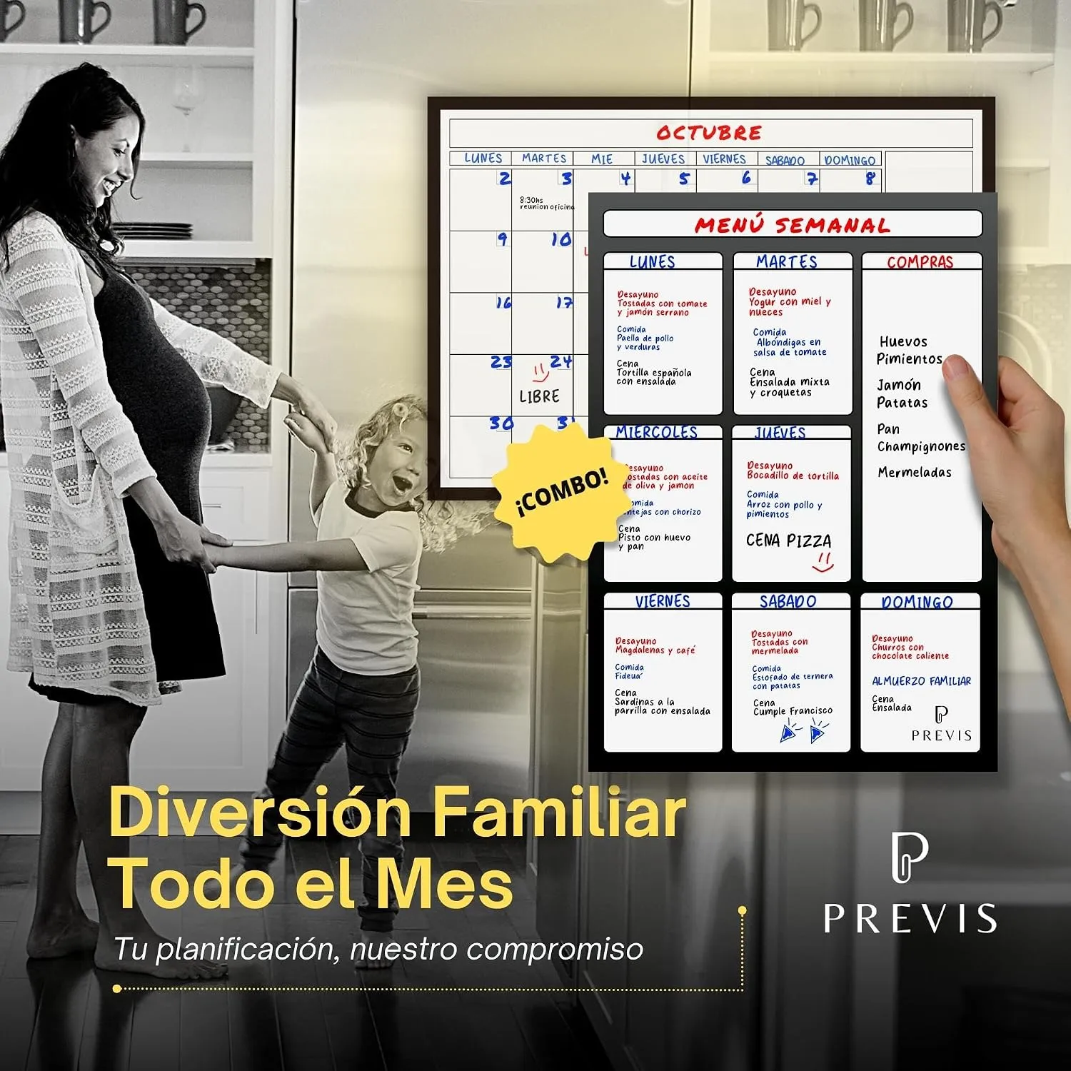 Combo calendario mensual + planificador semanal Vivaz — Combo A3, imagen 6