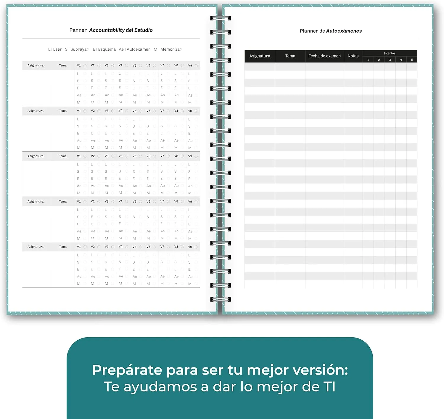 Agenda para opositores A5: planificador de estudio A5 — miniatura 7