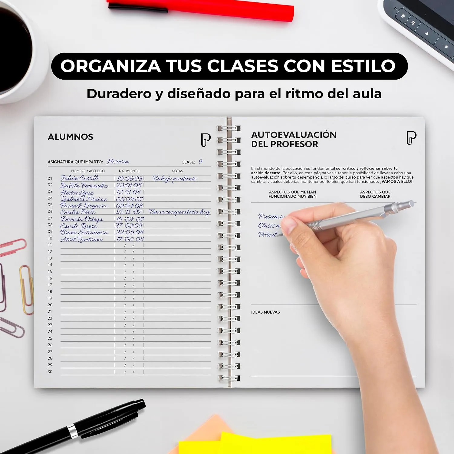 Cuaderno del profesor A4 atemporal A4 — miniatura 3