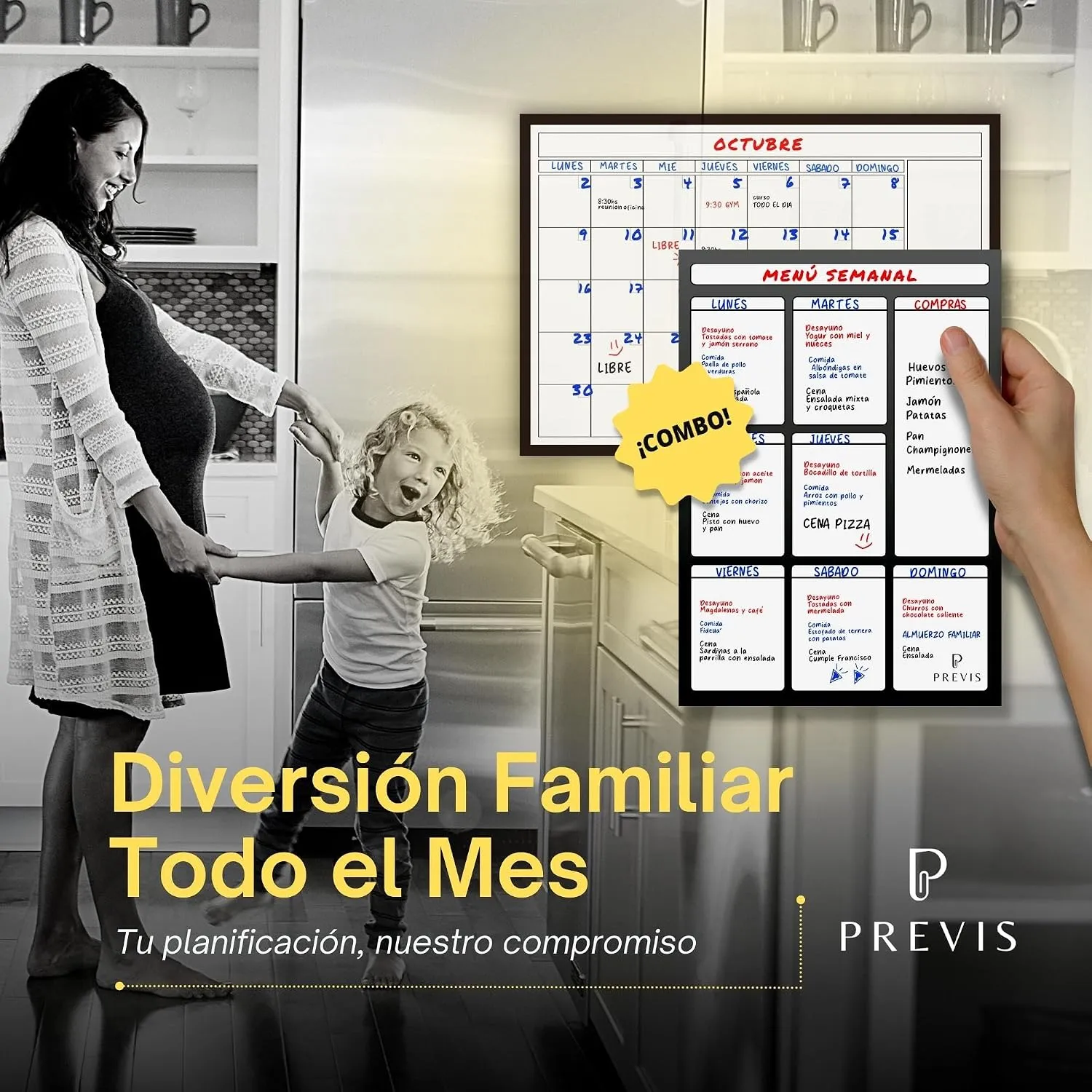 Combo calendario mensual + planificador semanal Vivaz — Combo A4, imagen 6