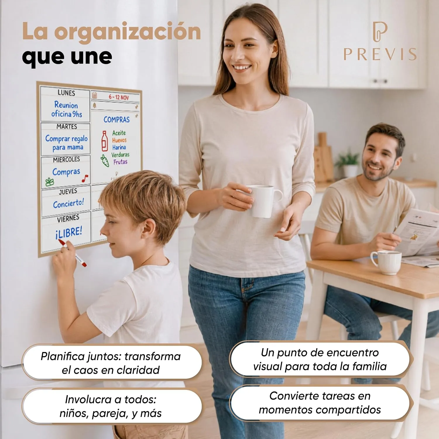 Planificador semanal magnético para nevera — A4 · 21×30 cm, imagen 6