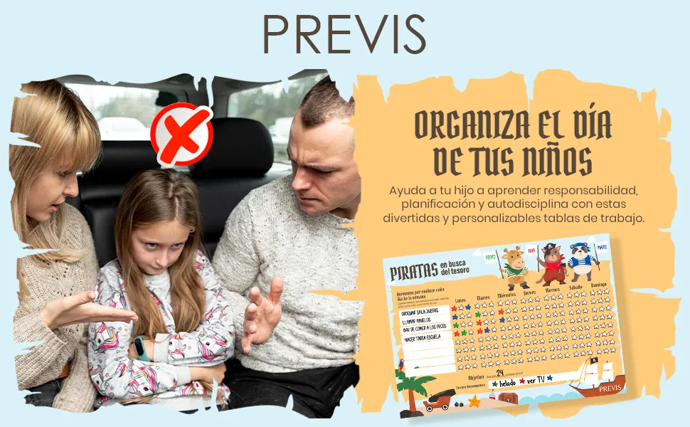 Tabla de recompensas magnética para niños: detalle de uso 1