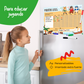 Tabla de Recompensas para Niños en Español A4 21x30cm - Pizarra para Aprender Magnética - Fomenta el Buen Comportamiento de los Niños