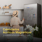 Kit de 2 Tableau Magnétique Réfrigérateur Acrylique Transparent A4 (21X29,7CM) (Hebdomadaire + Mensuel) + 4 Marqueurs - Pour Réfrigérateurs Foncés 
